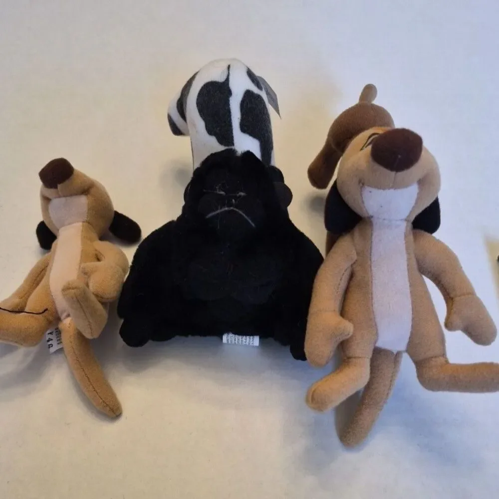 Vintage 1998 McDonald's Disney Lion King 2 Simba's Pride Plush Toys Lot of 5